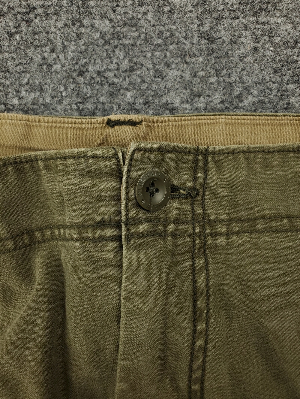 Vintage Y2K 2003 Old Navy Cargo Pants 42x32 Baggy Loose Fit Paratrooper Military - Picture 8 of 14